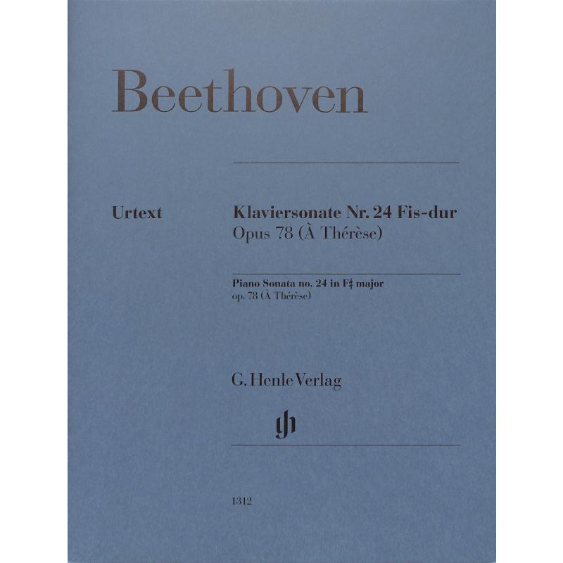 Sonate 24 Fis-Dur op 78 Sonate 24 Fis-Dur op 78