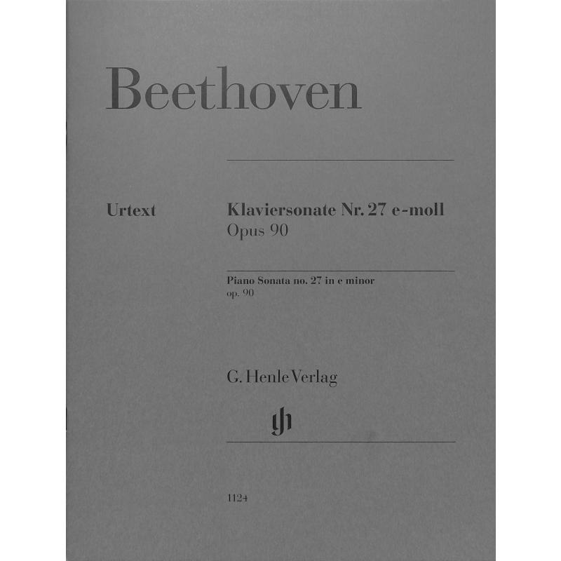 Sonate 27 e-moll op 90 Sonate 27 e-moll op 90