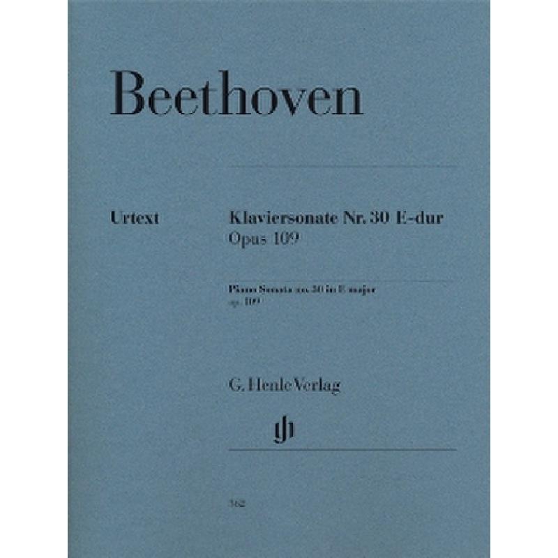 Sonate 30 E-Dur op 109 Sonate 30 E-Dur op 109
