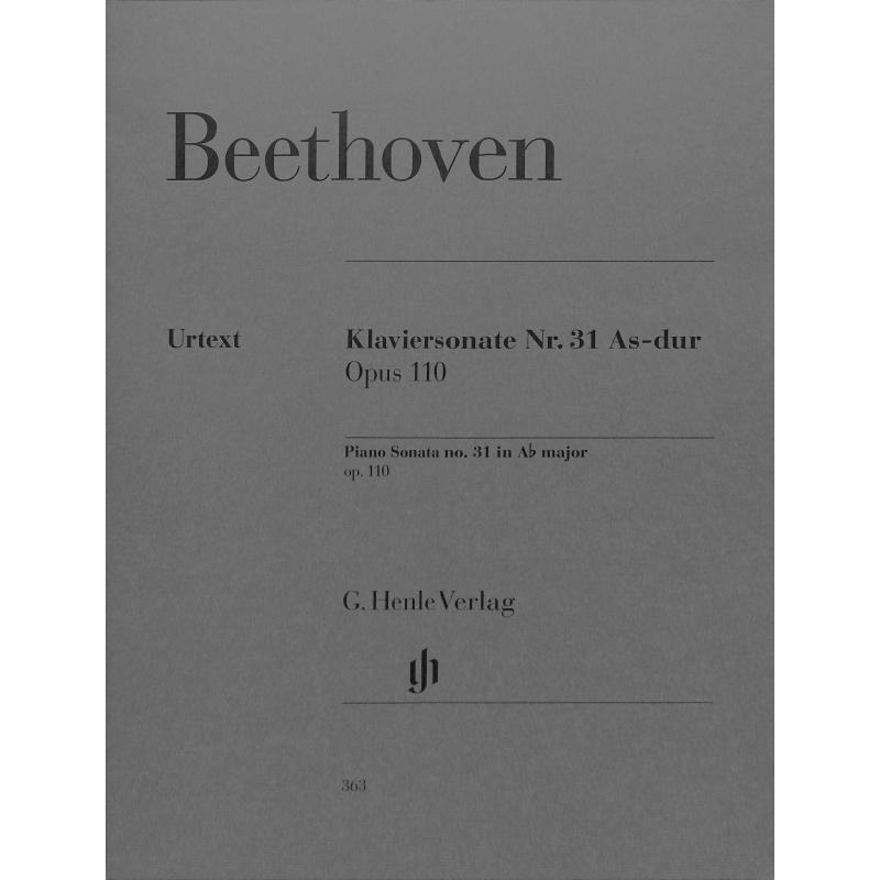 Sonate 31 As-Dur op 110 Sonate 31 As-Dur op 110