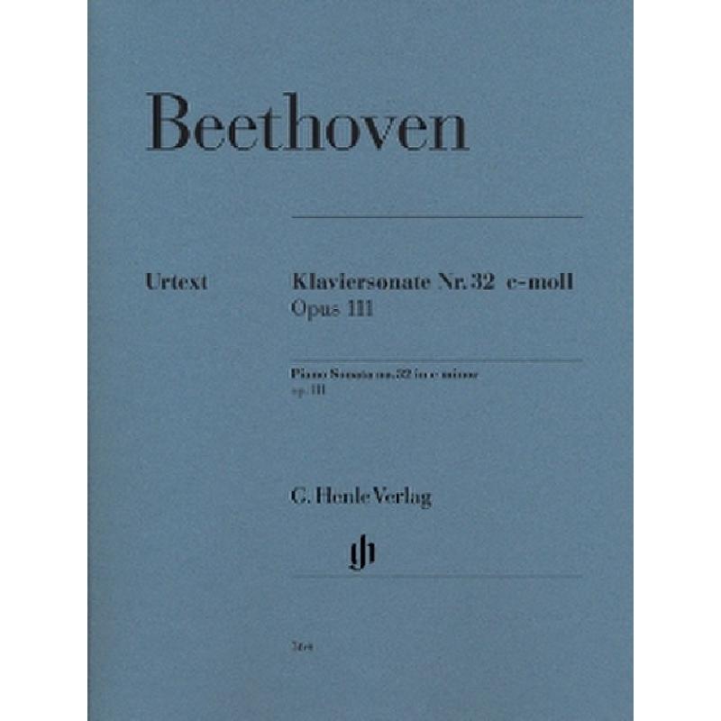 Sonate 32 c-moll op 111 Sonate 32 c-moll op 111