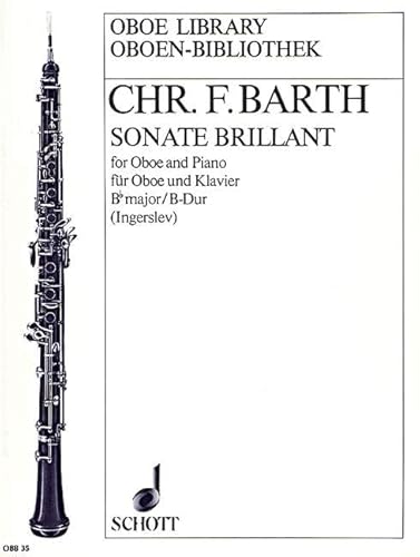 Sonate Brillant B-Dur: Oboe und Klavier.: oboe and piano. (Oboen Bibliothek)