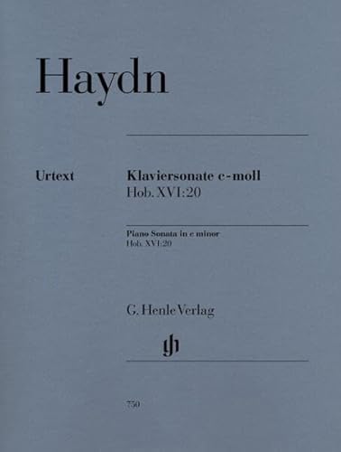 Sonate C-Moll Hob 16/20. Klavier: Besetzung: Klavier zu zwei Händen (G. Henle Urtext-Ausgabe)