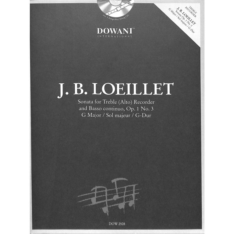 Sonate G-Dur op 1/3 Sonate G-Dur op 1/3