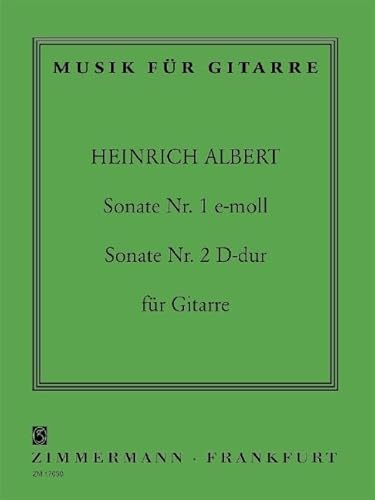 Sonate Nr. 1 e-Moll / Sonate Nr. 2 D-Dur: Gitarre. (Musik für Gitarre)