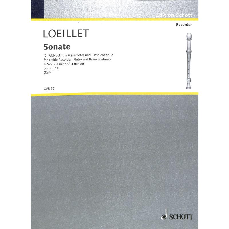 Sonate a-moll op 3/4 Sonate a-moll op 3/4