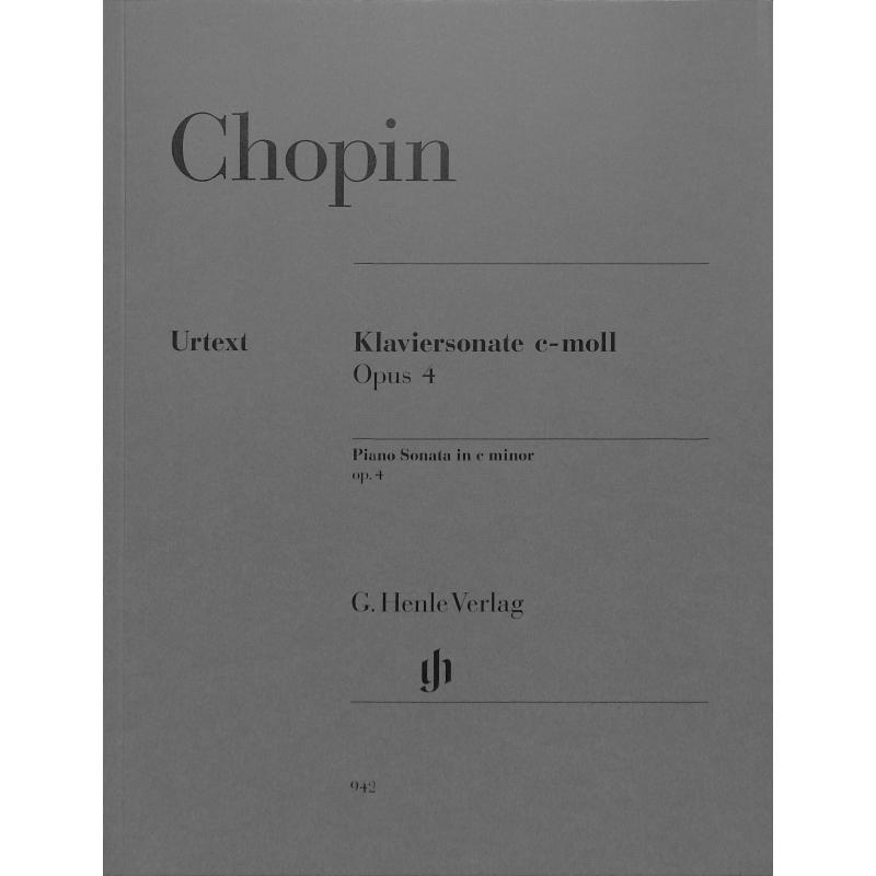 Sonate c-moll op 4 Sonate c-moll op 4