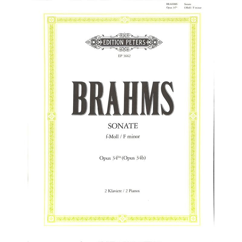 Sonate f-moll op 34/2 Sonate f-moll op 34/2