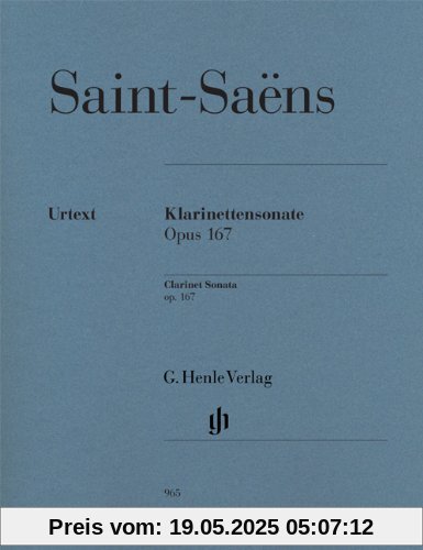 Sonate für Klarinette und Klavier op. 167 Sonate für Klarinette und Klavier op. 167