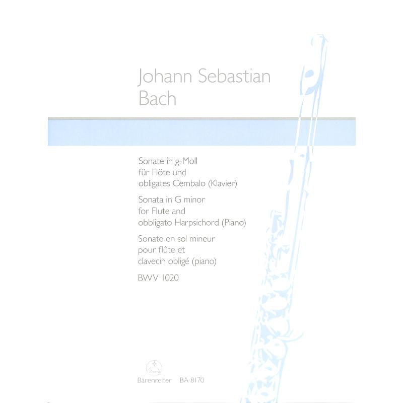 Sonate g-moll BWV 1020 Sonate g-moll BWV 1020