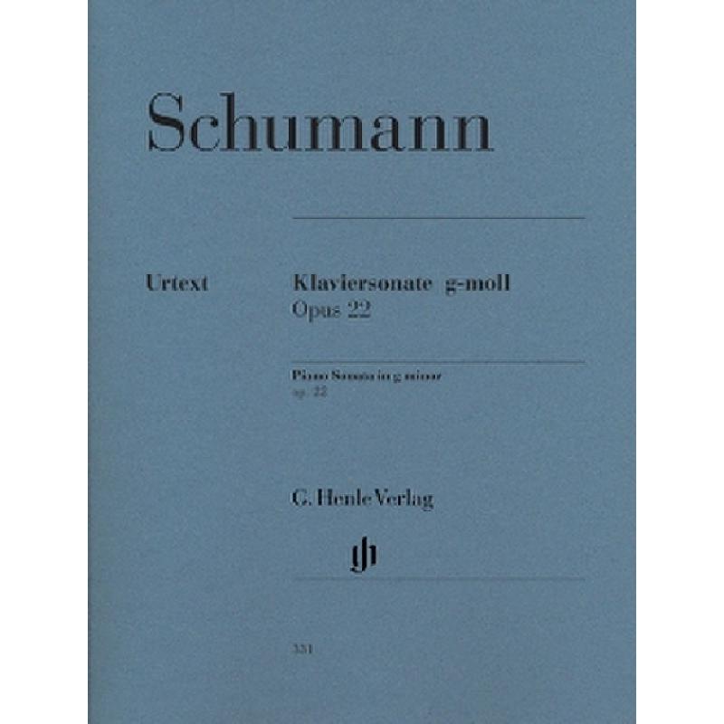 Sonate g-moll op 22 mit ursprüglichem Finalsatz Sonate g-moll op 22 mit ursprüglichem Finalsatz