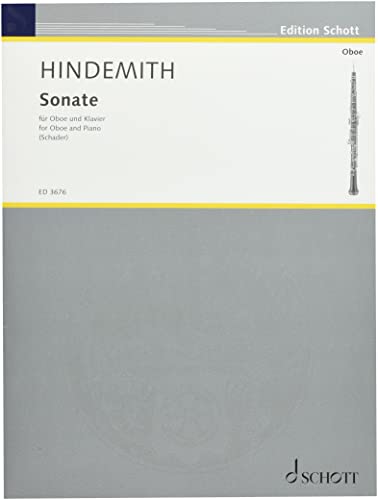 Sonate: für Oboe und Klavier. Oboe und Klavier. (Edition Schott)