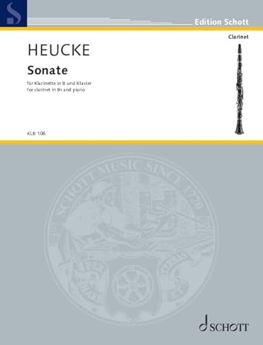 Sonate: für Klarinette in B und Klavier. op. 114, 3. Klarinette in B und Klavier. Partitur und Stimme. (Edition Schott) von SCHOTT MUSIC GmbH & Co KG, Mainz