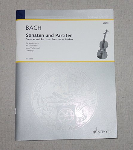 Sonaten und Partiten: Violine. (Edition Schott) von Schott