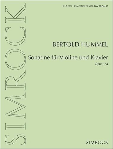 Sonatine für Violine und Klavier: op. 35a. Violine und Klavier.