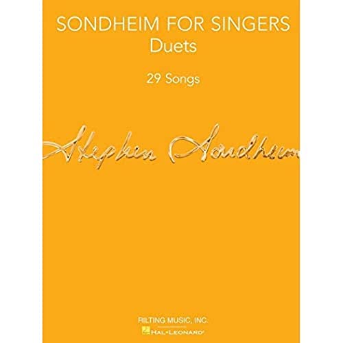 Sondheim For Singers: Duets: Duets: 29 Songs