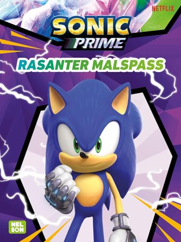 Sonic Prime: Rasanter Malspaß: Mehr als 60 Ausmalmotive aus der Netflix-Serie (ab 4 Jahren) von Nelson