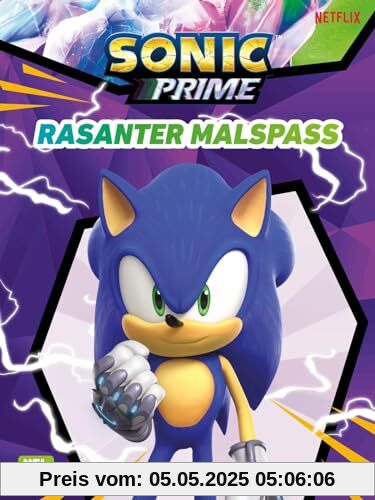 Sonic Prime: Rasanter Malspaß: Mehr als 60 Ausmalmotive aus der Netflix-Serie (ab 4 Jahren)
