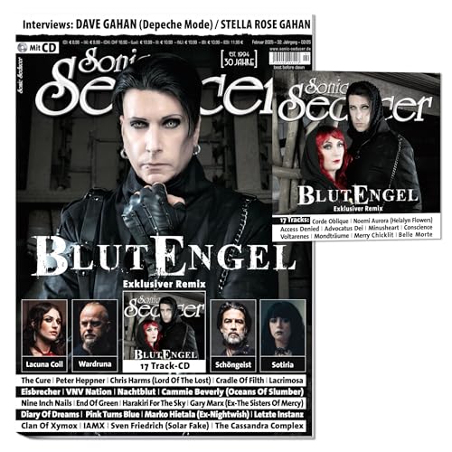 Sonic Seducer 02-2025 + CD: Blutengel + Dave Gahan (Depeche Mode) + The Cure + Lacuna Coil + Wardruna + Peter Heppner + Eisbrecher + VNV Nation + Nine ... Nine Inch Nails (Sonic Seducer Magazine 2025) von Sonic Seducer