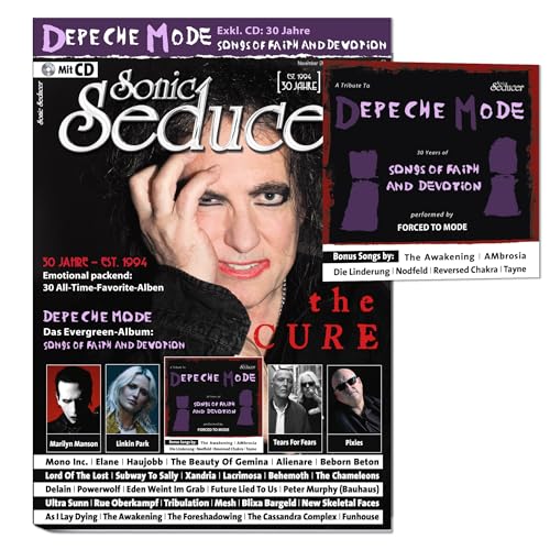 Sonic Seducer 11-2024 + Depeche Mode-Cover-CD: The Cure +Linkin Park +Marilyn Manson +Tears For Fears +Pixies +Lord Of The Lost +Mono Inc. +Haujobb ... Fears, Pixies, Mono Inc., Lacrimosa u.v.a. Sonic Seducer 11-2024 + Depeche Mode-Cover-CD: The Cure +Linkin Park +Marilyn Manson +Tears For Fears +Pixies +Lord Of The Lost +Mono Inc. +Haujobb ... Fears, Pixies, Mono Inc., Lacrimosa u.v.a. von Sonic Seducer