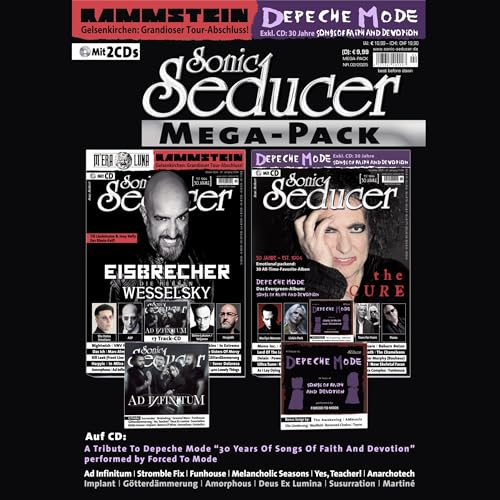 Sonic Seducer Mega Pack 02-2025 mit Ausgaben 10-2024 + 11-2024 – Eisbrecher – The Cure + Depeche Mode "Songs Of Faith & Devotion" Cover-CD, Rammstein Sonic Seducer Mega Pack 02-2025 mit Ausgaben 10-2024 + 11-2024 – Eisbrecher – The Cure + Depeche Mode "Songs Of Faith & Devotion" Cover-CD, Rammstein von Sonic Seducer