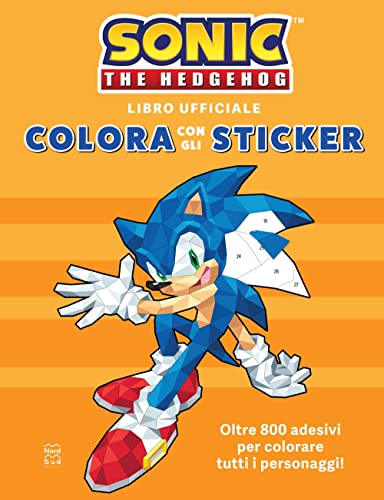 Sonic the Hedgehog. Colora con gli sticker. Ediz. a colori von Nord-Sud