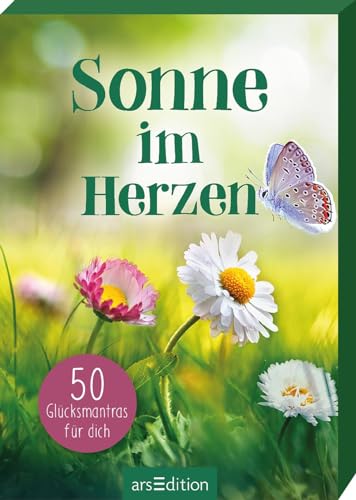 Sonne im Herzen: 50 Glücksmantras für dich | Kartenbox mit 50 positiven Botschaften und Inspirationen Sonne im Herzen: 50 Glücksmantras für dich | Kartenbox mit 50 positiven Botschaften und Inspirationen