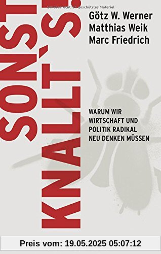 Sonst knallt´s!: Warum wir Wirtschaft und Politik radikal neu denken müssen