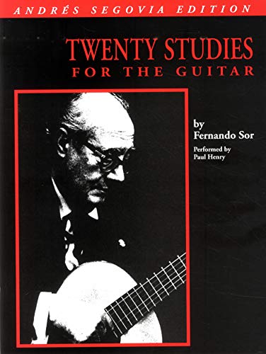 Sor Edited Segovia 20 Studies For Guitar Book -Album-: Noten für Gitarre: Book Only von Edward B. Marks Music Company