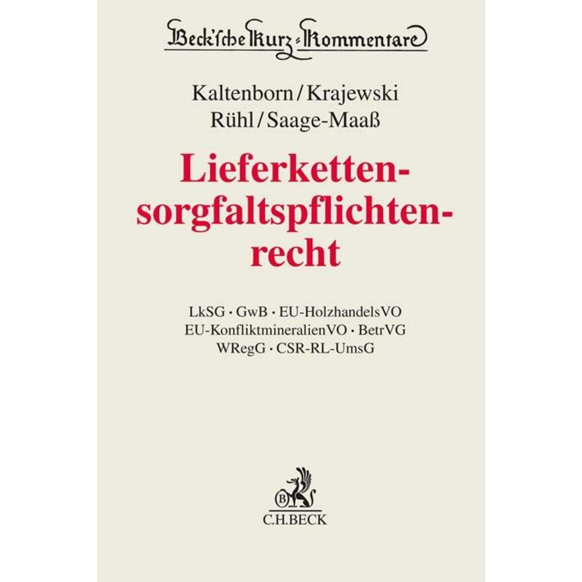 Sorgfaltspflichtenrecht von Beck C. H.