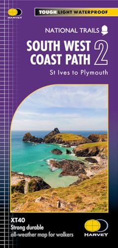 South West Coast Path 2: St Ives to Plymouth (Trail map)
