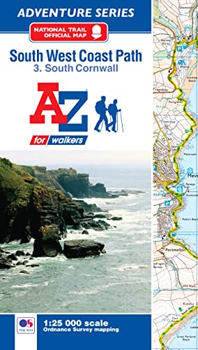 South West Coast Path National Trail Official Map South Cornwall: with Ordnance Survey mapping (A -Z Adventure Series)