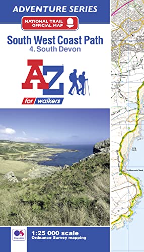 South West Coast Path National Trail Official Map South Devon: with Ordnance Survey mapping (A -Z Adventure Series) South West Coast Path National Trail Official Map South Devon: with Ordnance Survey mapping (A -Z Adventure Series)