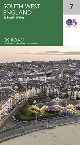 Ordnance Survey Maps Straßenkarte Bl.7 South West England & South Wales (OS Road Map, Band 7)