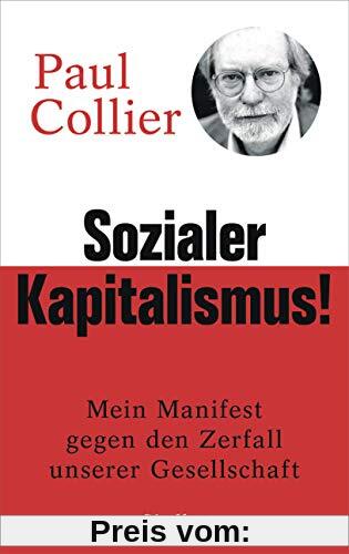 Sozialer Kapitalismus!: Mein Manifest gegen den Zerfall unserer Gesellschaft - Mit einem Vorwort für die deutsche Ausgabe