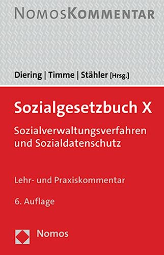Sozialgesetzbuch X: Sozialverwaltungsverfahren und Sozialdatenschutz (Sozialgesetzbuch, 10)