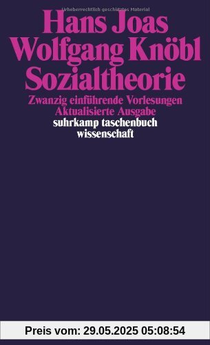 Sozialtheorie: Zwanzig einführende Vorlesungen (suhrkamp taschenbuch wissenschaft)