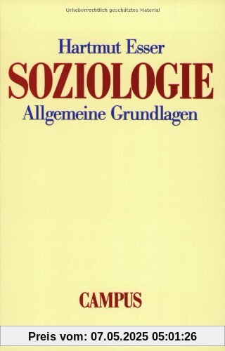 Soziologie: Allgemeine Grundlagen