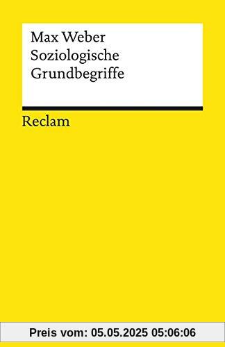 Soziologische Grundbegriffe (Reclams Universal-Bibliothek)