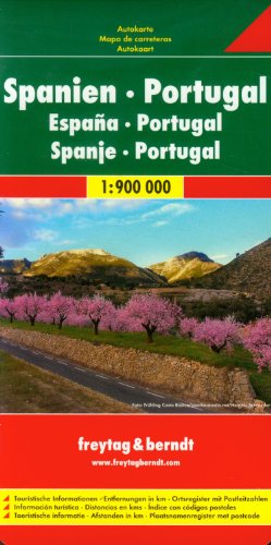 Spanien - Portugal: 1:900000 (freytag & berndt Auto + Freizeitkarten, Band 522) von Freytag & Berndt