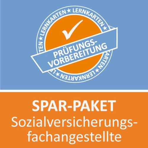 Spar-Paket Lernkarten Sozialversicherungsfachangestellte/-r: Prüfungsvorbereitung auf die Abschlussprüfung zum Sparpreis
