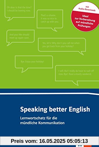 Speaking better English: Buch + Online-Angebot