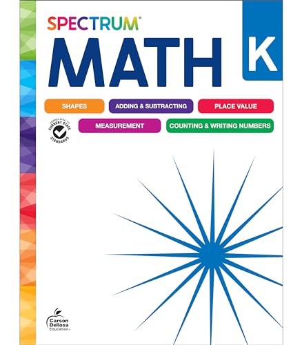 Spectrum Math Workbook, Grade K von Spectrum