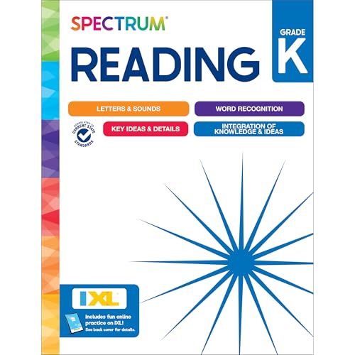 Spectrum Reading Workbook, Grade K von Spectrum