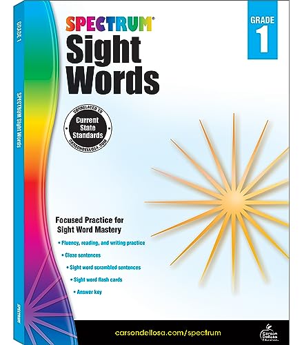 Spectrum Sight Words, Grade 1 von Spectrum