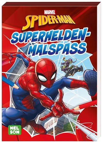 Spider-Man: Superhelden Malspaß: Malblock | Malblock für Kinder ab 4 Jahren (MARVEL) von Nelson