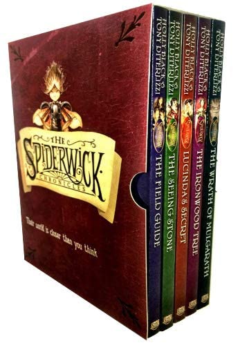 Spiderwick Chronicles 5 Books Pack Set RRP: £ 24.95 Collection (The Field Guide, The Seeing Stone, Lucinda's Secret, The Ironwood Tree, The Wrath of Mulgarath) (Spiderwick Chronicles)