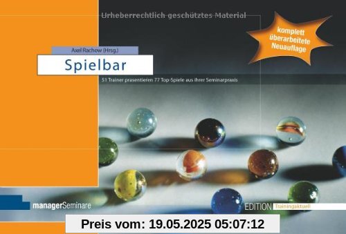 Spielbar: 51 Trainer präsentieren 77 Top-Spiele aus ihrer Seminarpraxis