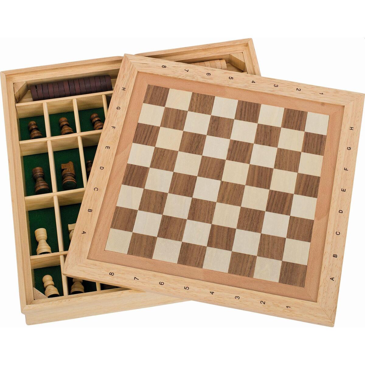 Spiele-Set Schach-Dame-Mühle von Gollnest & Kiesel GmbH &