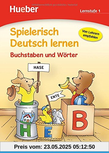 Spielerisch Deutsch lernen Buchstaben und Wörter - Lernstufe 1: Deutsch als Zweitsprache / Fremdsprache / Buch